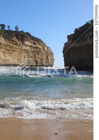 Loch Ard Gorge is part of Port Campbell National Park Loch Ard Gorge is part of Port Campbell National Park 107894986