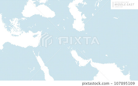 Blue dot map centered on Middle East Asia, large size 107895109