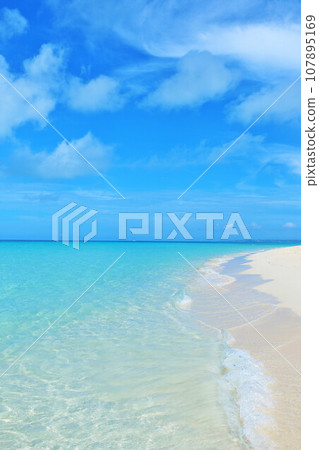 Okinawa blue sky Miyakojima Yonaha Maehama sea Okinawa blue sky Miyakojima Yonaha Maehama sea 107895169