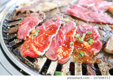 grilled pork , grilled beef in the oven grilled pork , grilled beef in the oven 107896553