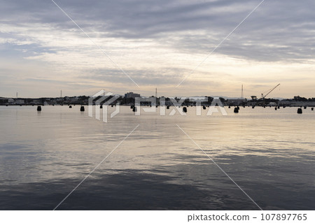 Shimizu Port in the early morning Shimizu Port in the early morning 107897765