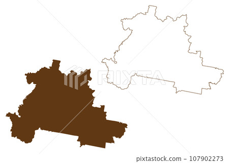 Wollondilly Shire (Commonwealth of Australia, New South Wales, NSW) map vector illustration, scribble sketch Wollondilly map Wollondilly Shire (Commonwealth of Australia, New South Wales, NSW) map vector illustration, scribble sketch Wollondilly map 107902273