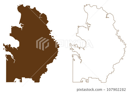Litchfield Municipality (Commonwealth of Australia, Northern Territory, NT) map vector illustration, scribble sketch map Litchfield Municipality (Commonwealth of Australia, Northern Territory, NT) map vector illustration, scribble sketch map 107902282