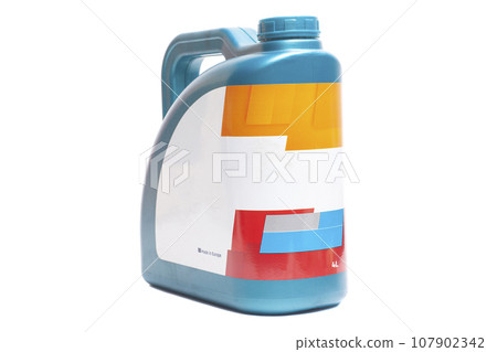 engine oil bottle isolated on white engine oil bottle isolated on white 107902342