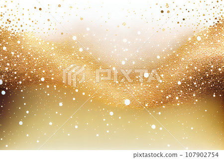 Light Christmas golden luxury glitter background. Light Christmas golden luxury glitter background. 107902754