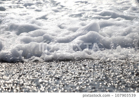 View of the Large Beach of Diamante, in the Background the Island of Cirella, Diamante, District of Cosenza, Calabria, Italy, Europe. View of the Large Beach of Diamante, in the Background the Island of Cirella, Diamante, District of Cosenza, Calabria, Italy, Europe. 107903539