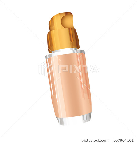 Isolated Face Primer colored fashion icon Vector Isolated Face Primer colored fashion icon Vector 107904101