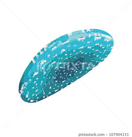 Isolated colored detailed mushroom Vector 107904151
