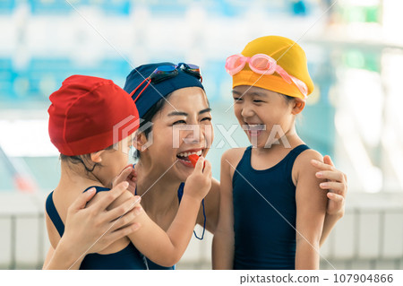 Kids swimming Kids swimming 107904866