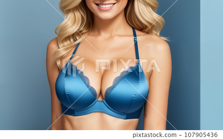 beautiful woman in underwear at home beautiful woman in underwear at home 107905436