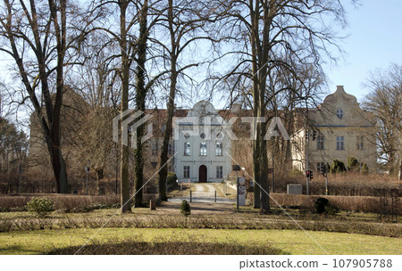 A new project is underway at the ruined Fürstenberg/Habel Castle in Brandenburg, Germany 107905788