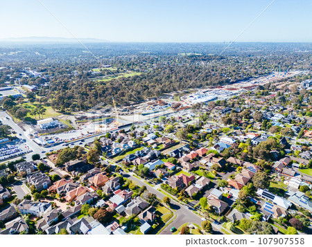 North East Link Under Construction in Melbourne Australia 107907558