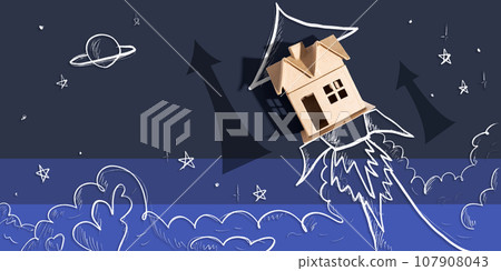 Housing price rising up like a rocket Housing price rising up like a rocket 107908043