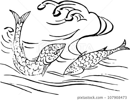 fish and waves 5 fish and waves 5 107908473