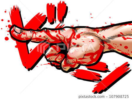 某人大力指著的圖形漫畫風格插圖 某人大力指著的圖形漫畫風格插圖 107908725