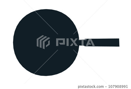 手繪風格向量圖的炒鍋 107908991