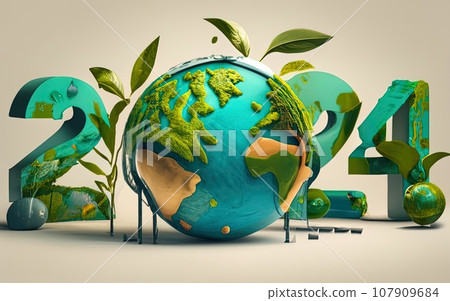 2024 green earth theme 107909684