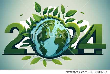 2024 green earth theme 2024 green earth theme 107909704