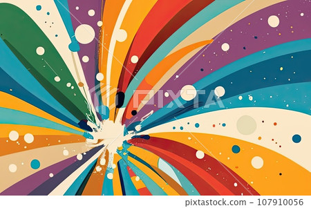 colorful burst and splash background colorful burst and splash background 107910056