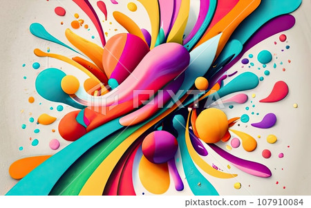 colorful burst and splash background colorful burst and splash background 107910084
