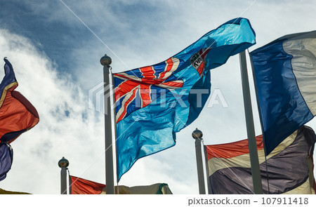 Group of inter national flags Group of inter national flags 107911418
