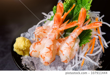 Japan ebi sashimi Japan ebi sashimi 107911444