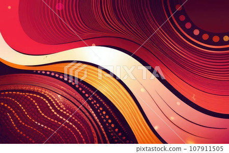 Luxury abstract Radiant Red curve background with glitter light effect decoration  107911505