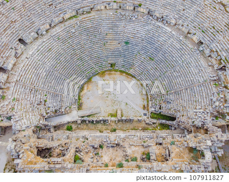 Ruins of the ancient Lycian city Perge located near the Antalya city in Turkey turkiye, GO Everywhere Ruins of the ancient Lycian city Perge located near the Antalya city in Turkey turkiye, GO Everywhere 107911827