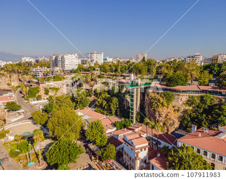 Elevator from the embankment to the street and the observation deck Antalya Kaleici Panoramic Elevator Elevator from the embankment to the street and the observation deck Antalya Kaleici Panoramic Elevator 107911983
