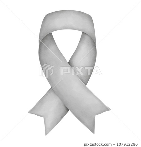 Awareness ribbon watercolor  107912280