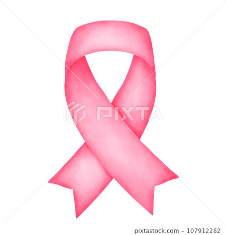 Awareness ribbon watercolor  107912282