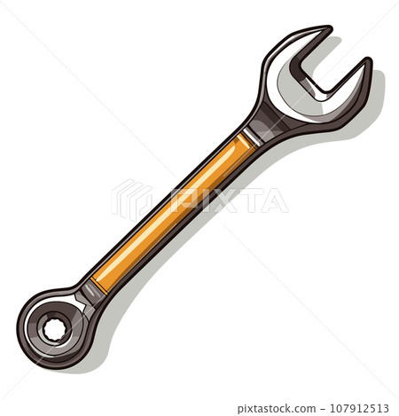 Combination wrench or spanner with open box 107912513