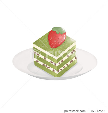 green tea desserts  107912546