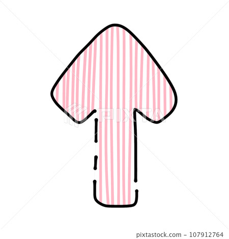 Loose simple arrow color single item top red 107912764