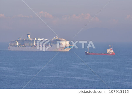 A large passenger ship 107915115