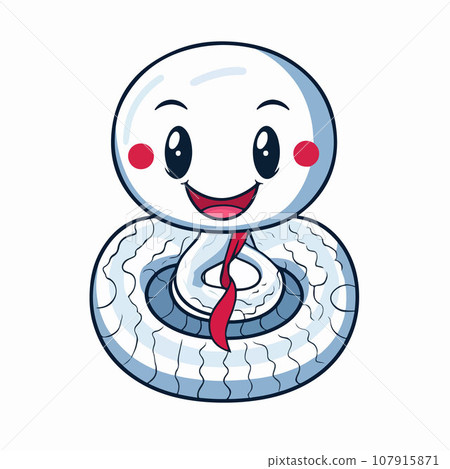 Cobra t-shirt design graphic, cute happy kawaii style Cobra t-shirt design graphic, cute happy kawaii style 107915871