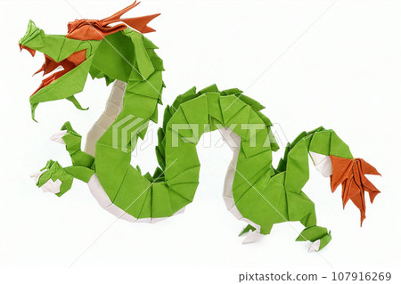 摺紙龍 摺紙龍 107916269