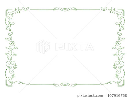Frame _ vector material _ Christmas _ elegant _ vintage 107916768