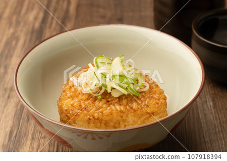 Grilled rice ball Chazuke No tea Grilled rice ball Chazuke No tea 107918394