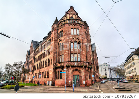 Typical architecture of Karlsruhe in Baden-Wurttemberg, Germany 107919267