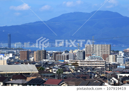 比叡山、琵琶湖、大津市區 比叡山、琵琶湖、大津市區 107919419
