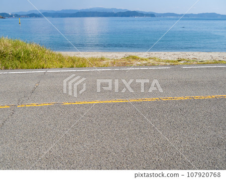 德島縣11號線鳴門公園線，千鳥濱海灘附近。 107920768