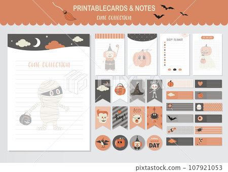 Set of animals and cute vector card.Design for halloween day,baby shower,printable, tags,cards,templates,Notes, Stickers, Labels,Scrap booking, Congratulations, Invitations,Vector illustrations. Set of animals and cute vector card.Design for halloween day,baby shower,printable, tags,cards,templates,Notes, Stickers, Labels,Scrap booking, Congratulations, Invitations,Vector illustrations. 107921053