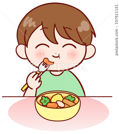 boy who likes vegetables boy who likes vegetables 107921181