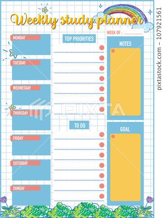 Student Lesson Plan and To-Do List Template Student Lesson Plan and To-Do List Template 107921561