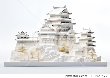 姬路城（3D）櫻花 107921577