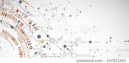 Abstract background on technological and scientific topics. Abstract background on technological and scientific topics. 107921893