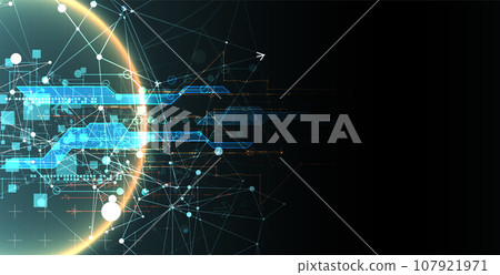 Abstract technology concept. Circuit board, high computer color background. Abstract technology concept. Circuit board, high computer color background. 107921971