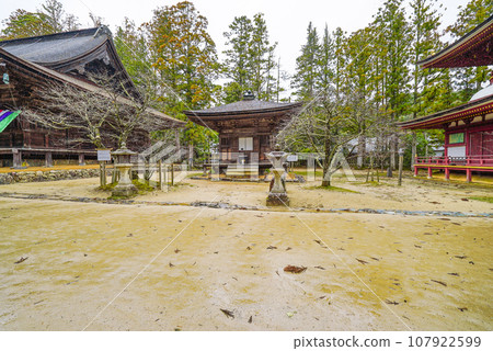 雨中的高野山、團上伽藍與三昧堂 雨中的高野山、團上伽藍與三昧堂 107922599