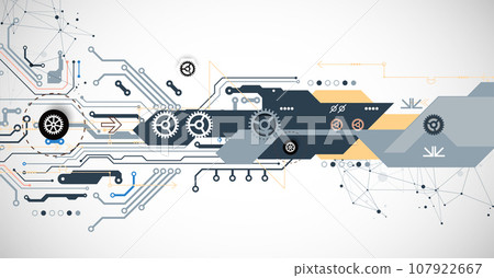 Abstract technology circuit board. Communication concept. Abstract technology circuit board. Communication concept. 107922667